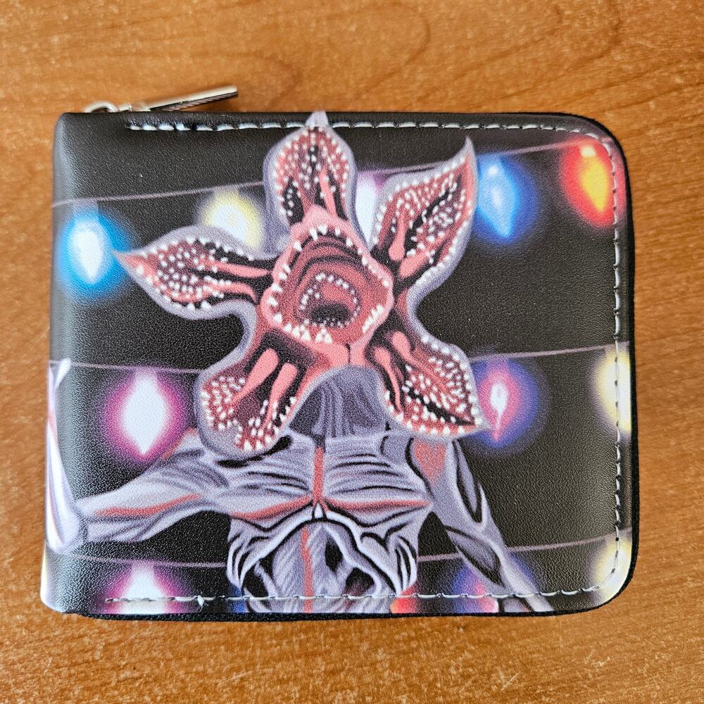 Stranger Things Zip Wallet The Demogorgon Guards Your Cash From the Upside Down